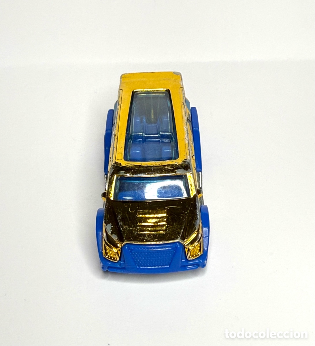 Coches a escala Hot Wheels: Hot Wheels Speedbox dorado 2012 - Foto 3