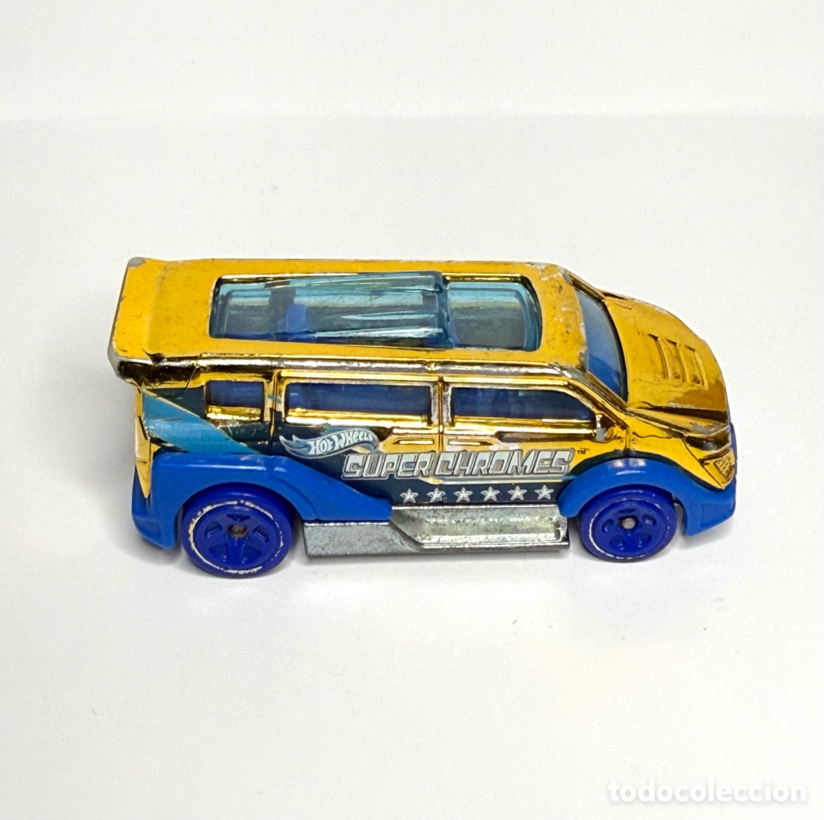 Coches a escala Hot Wheels: Hot Wheels Speedbox dorado 2012 - Foto 4