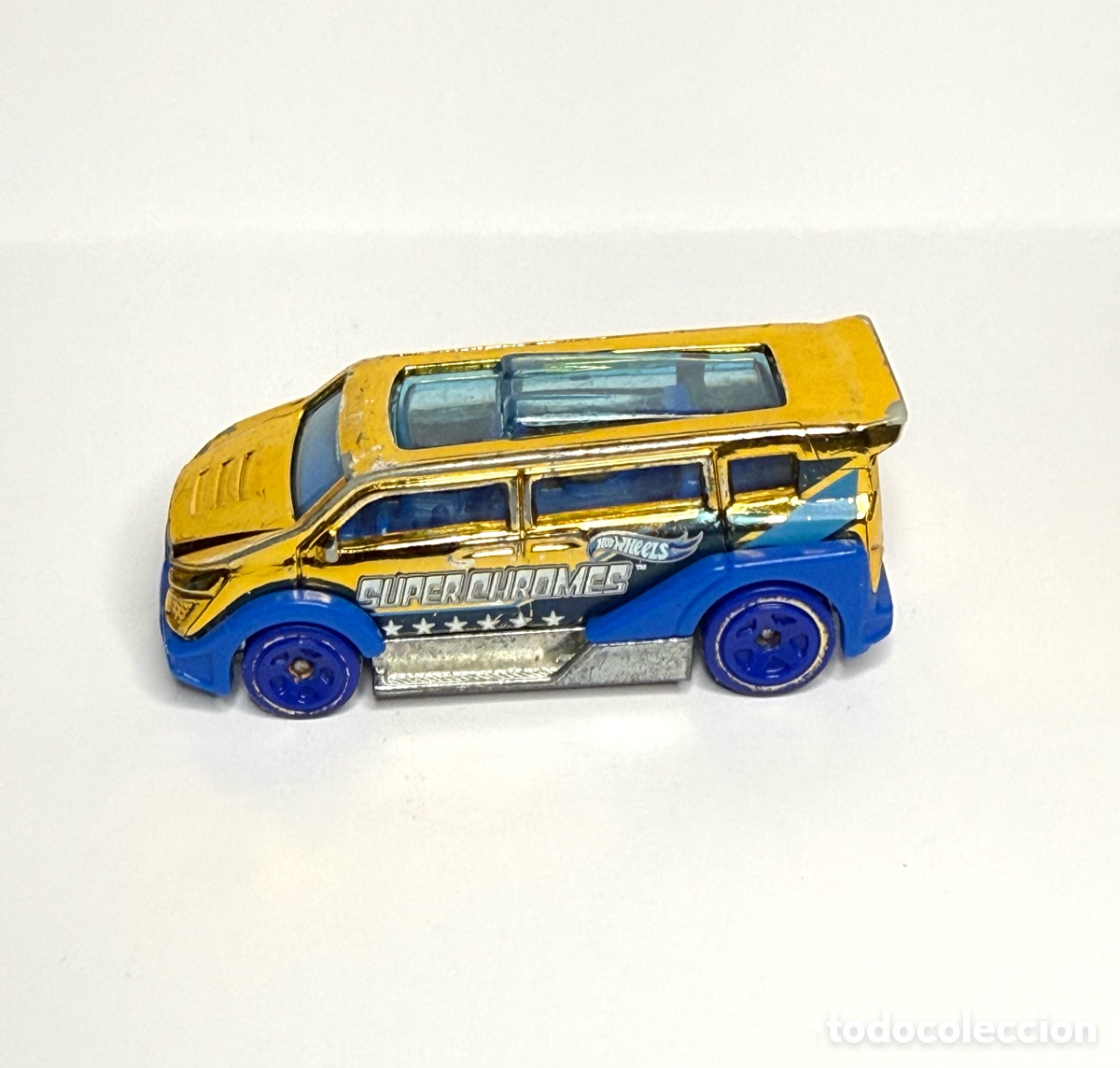 Coches a escala Hot Wheels: Hot Wheels Speedbox dorado 2012