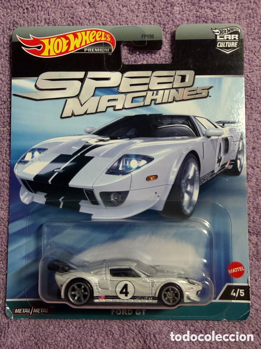 Coches a escala Hot Wheels: Hot Wheels Premium Ford GT Speed Machines 4/5