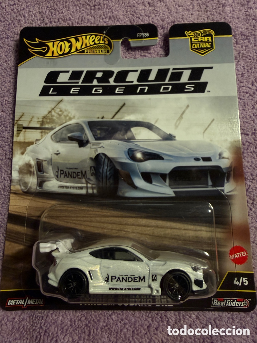 Coches a escala Hot Wheels: Hot Wheels Premium Pandem Subaru BRZ Circuit Legends 4/5