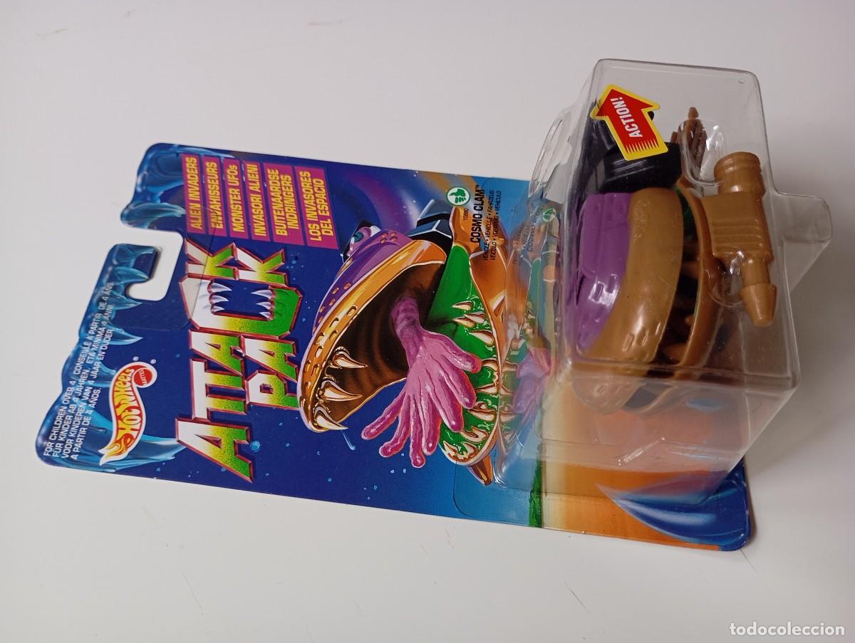 Coches a escala Hot Wheels: HOT WHEELS ATTACK PACK ALIEN INVADERS COSMO CLAM MATTEL 1993 - Foto 5