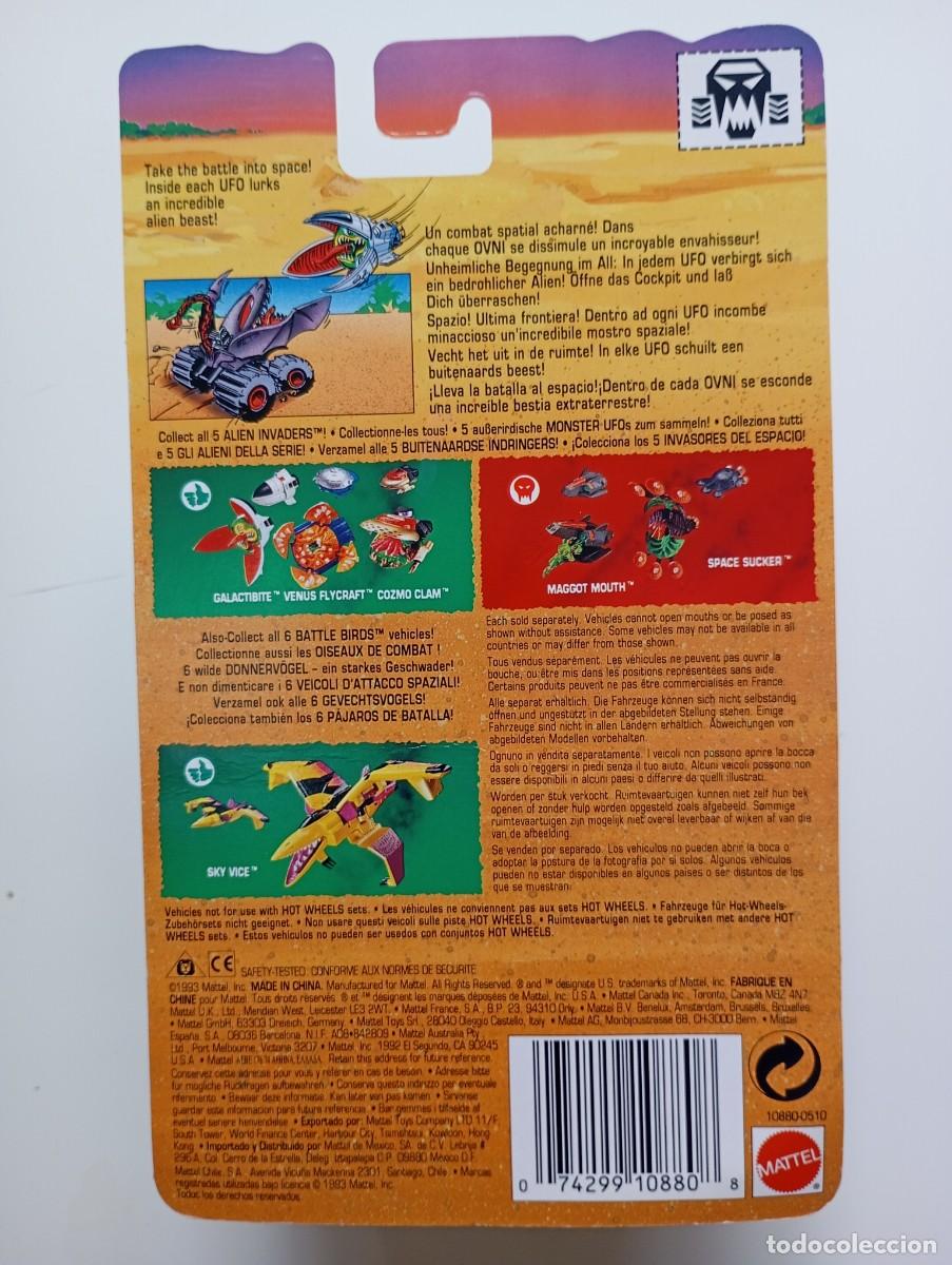 Coches a escala Hot Wheels: HOT WHEELS ATTACK PACK ALIEN INVADERS COSMO CLAM MATTEL 1993 - Foto 8