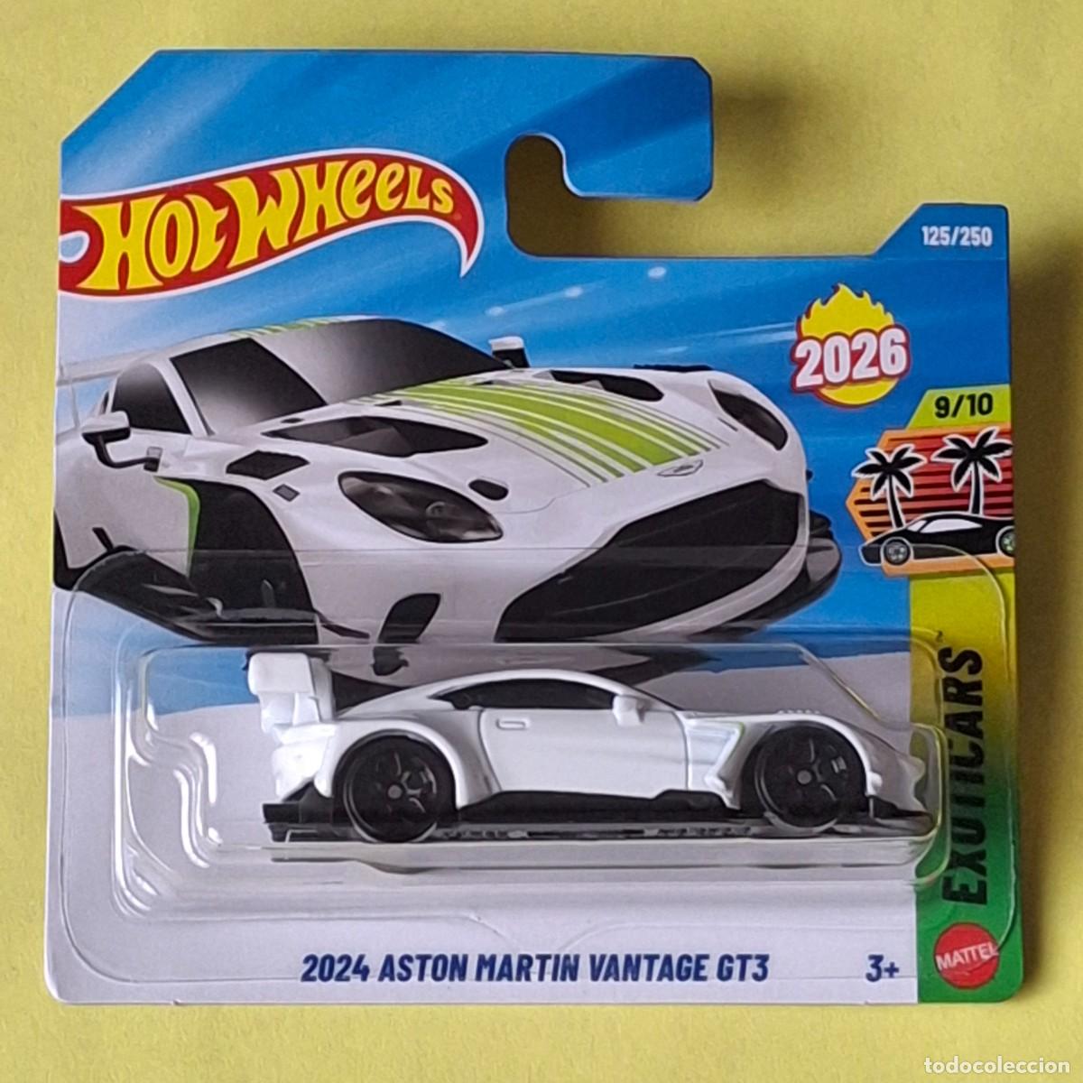 Coches a escala Hot Wheels: HOT WHEELS 2026 125/250 - 2024 ASTON MARTIN VANTAGE GT3 - NUEVO EN BLISTER - ESCALA 1/64