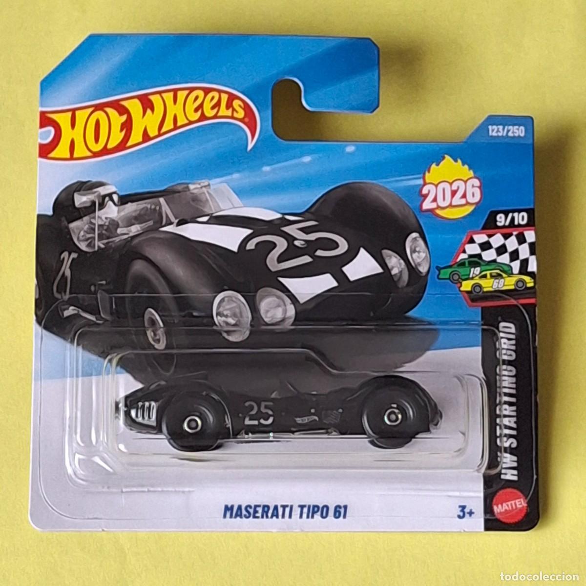 Coches a escala Hot Wheels: HOT WHEELS 2026 123/250 - MASERATI TIPO 61 - NUEVO EN BLISTER - ESCALA 1/64