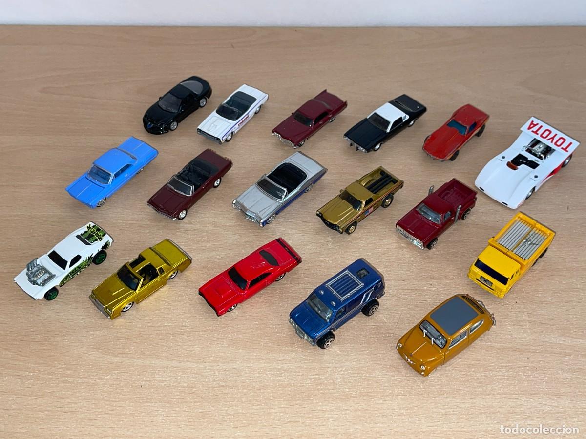 Voitures miniatures Hot Wheels: Lote 17 Coches Buick Chevy Impala Dodge Charger Camino Hot Wheels Matchbox Johnny Lightning SEAT 600