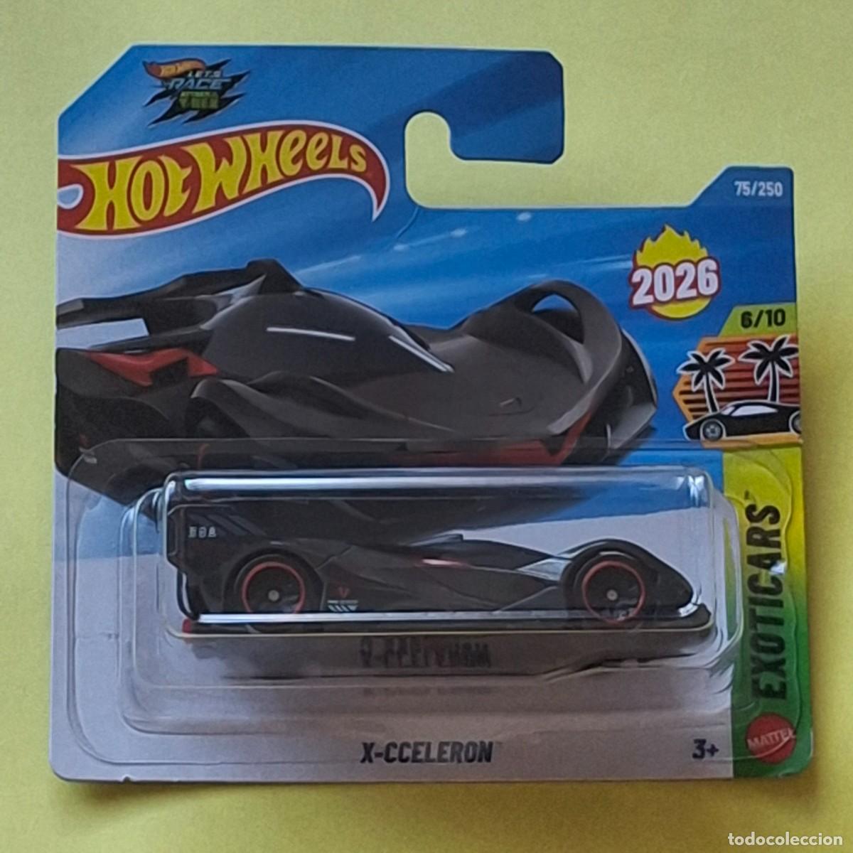 Coches a escala Hot Wheels: HOT WHEELS 2026 75/250 - X-CCELERON - NUEVO EN BLISTER - ESCALA 1/64