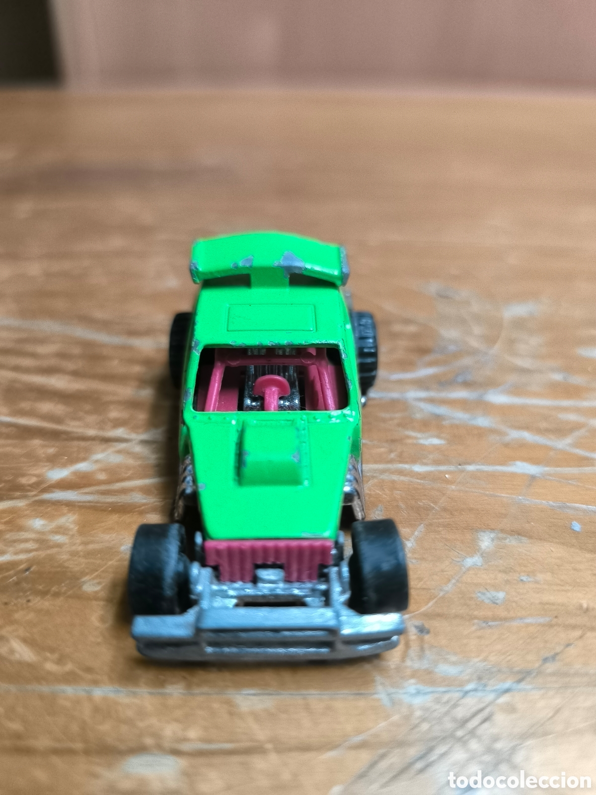 Coches a escala Hot Wheels: Hot Wheels Greased Gremlin verde - Foto 2