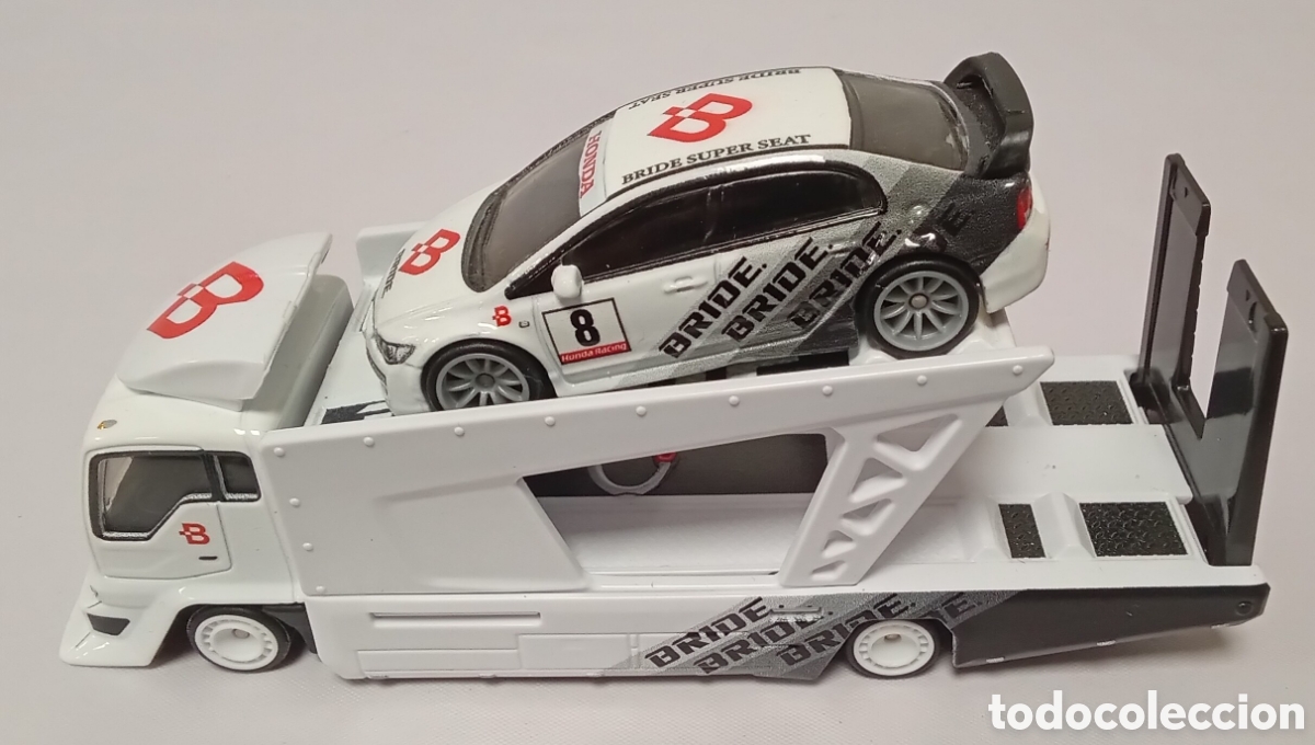 Coches a escala Hot Wheels: Hot Wheels premium team transport Bride Honda Civic Type R