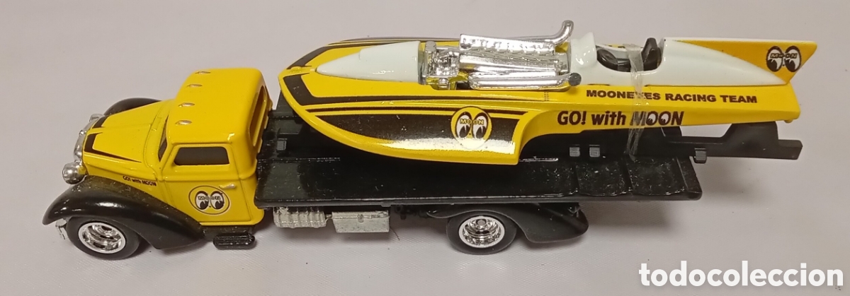 Coches a escala Hot Wheels: Hot Wheels premium race team mooneyesp