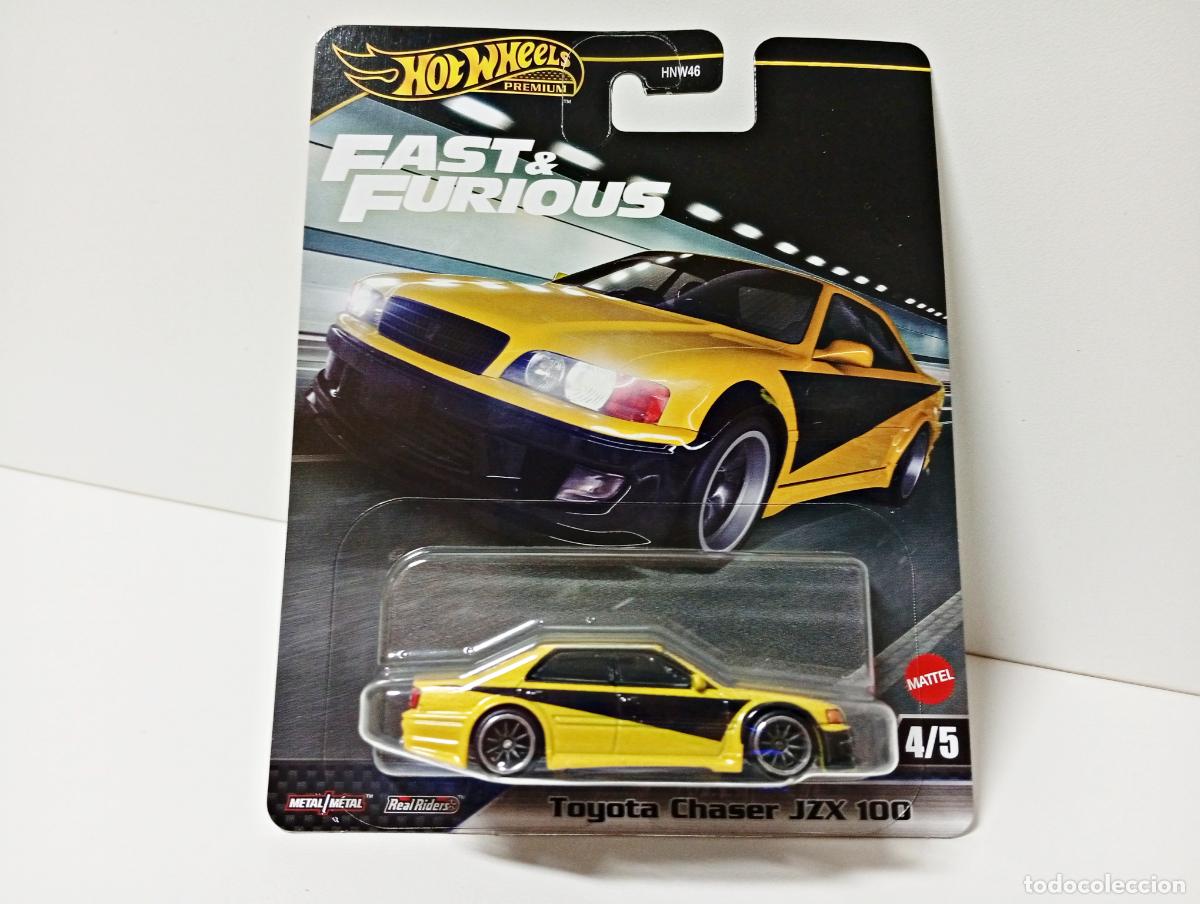 Coches a escala Hot Wheels: TOYOTA CHASER JZX 100 HOT WHEELS PREMIUM FAST & FURIOUS 4/5 2025 COCHE TOKYO DRIFT CAR JZX100