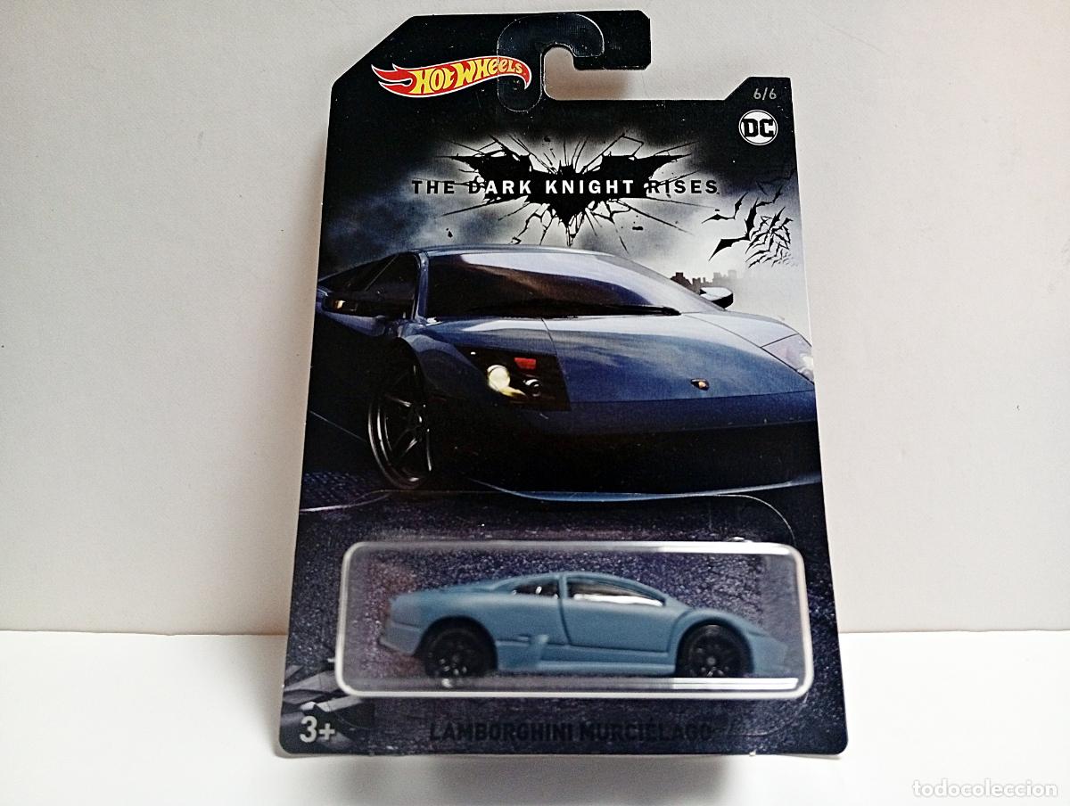 Coches a escala Hot Wheels: LAMBORGHINI MURCI&Eacute;LAGO - HOT WHEELS MATTEL BATMAN SERIES 6/6 2018 - COCHE 1:64 THE DARK KNIGHT RISES