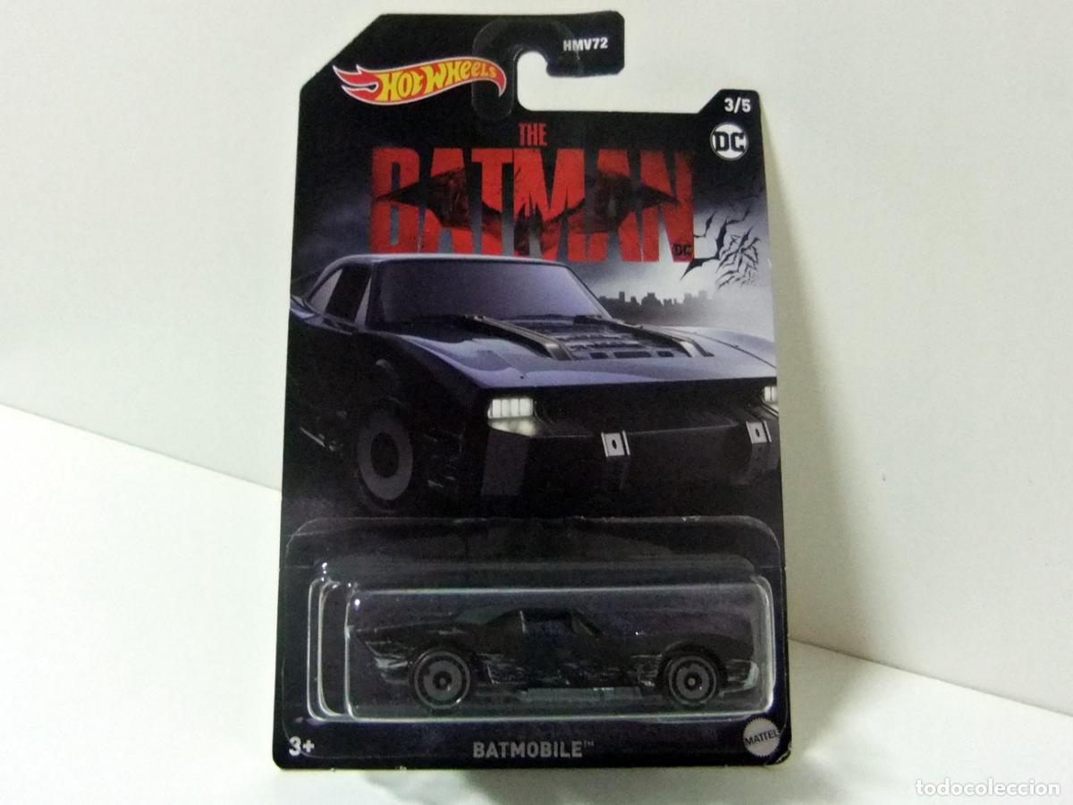 Coches a escala Hot Wheels: BATMOBILE - HOT WHEELS BATMAN SERIES 3/5 2023 - DC COMICS COCHE BATM&Oacute;VIL THE BATMAN 2022 FILM HLK46