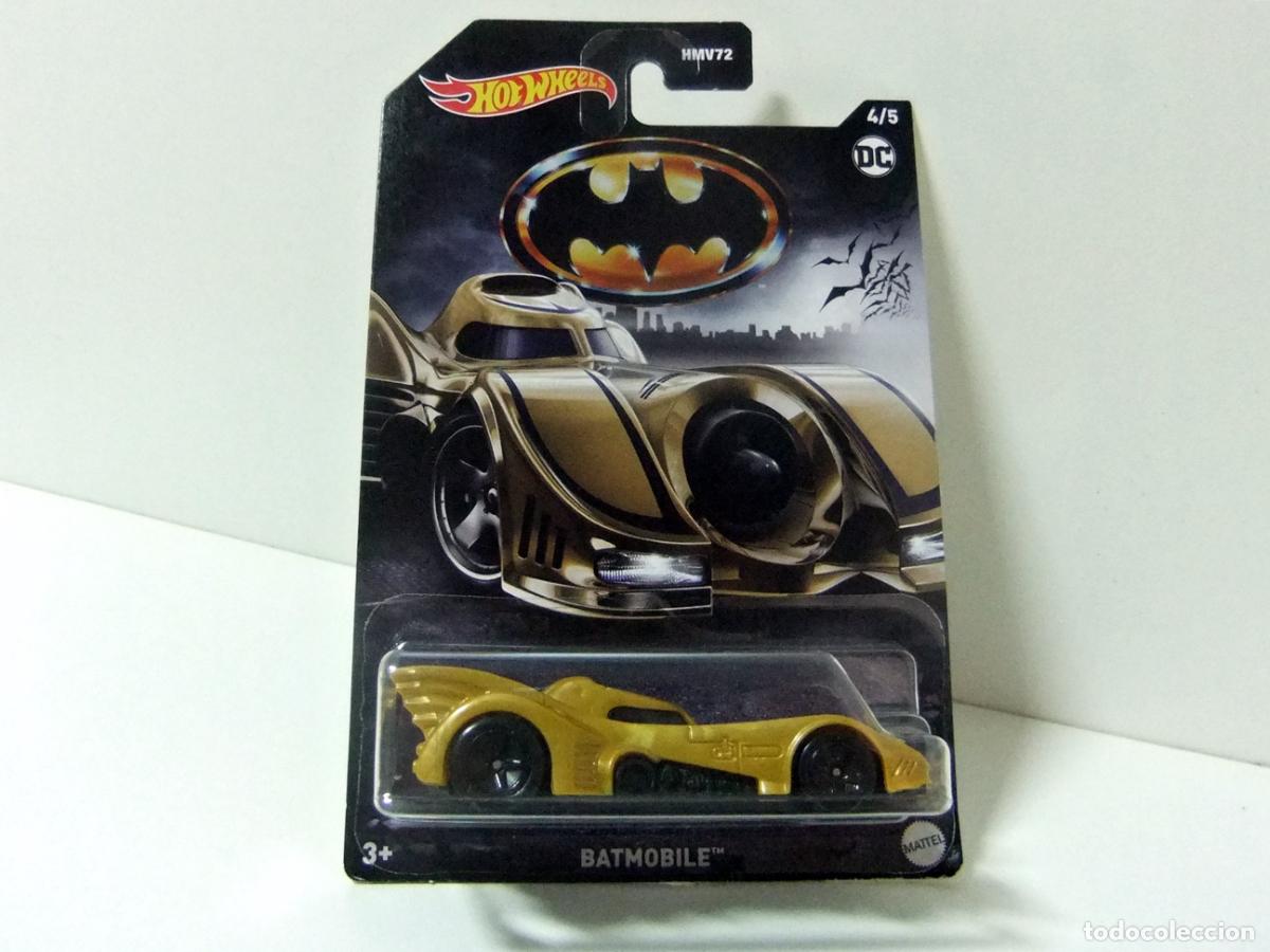 Coches a escala Hot Wheels: BATMOBILE - HOT WHEELS BATMAN SERIES 4/5 2023 - DC COMICS COCHE BATM&Oacute;VIL 1989 FILM MOVIE HLK47