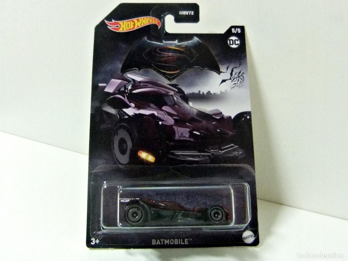 Coches a escala Hot Wheels: BATMOBILE - HOT WHEELS BATMAN SERIES 5/5 2023 - DC COMICS COCHE BATM&Oacute;VIL BATMAN V SUPERMAN HLK48