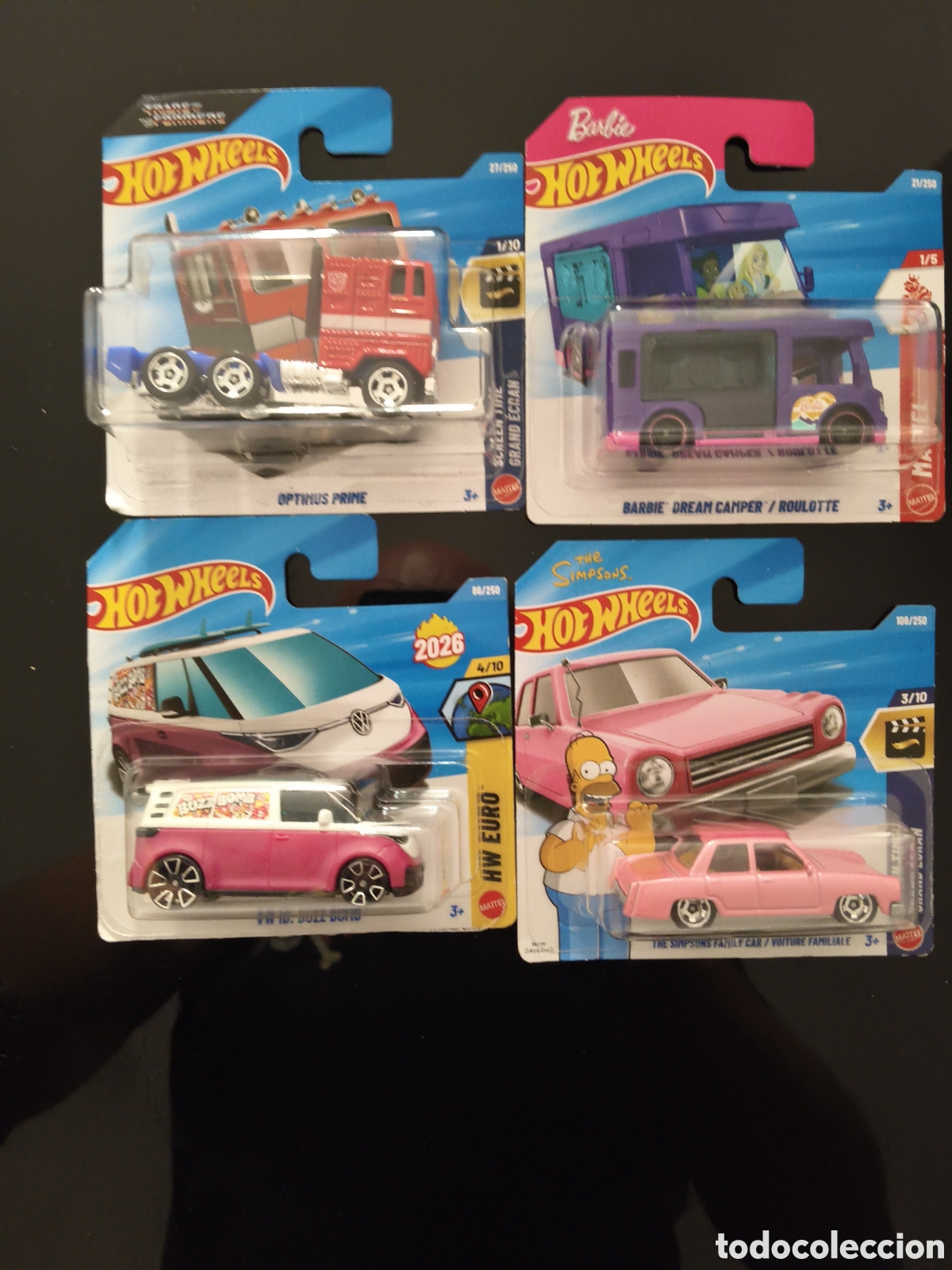 Coches a escala Hot Wheels: Hot wheels 4 top basicos