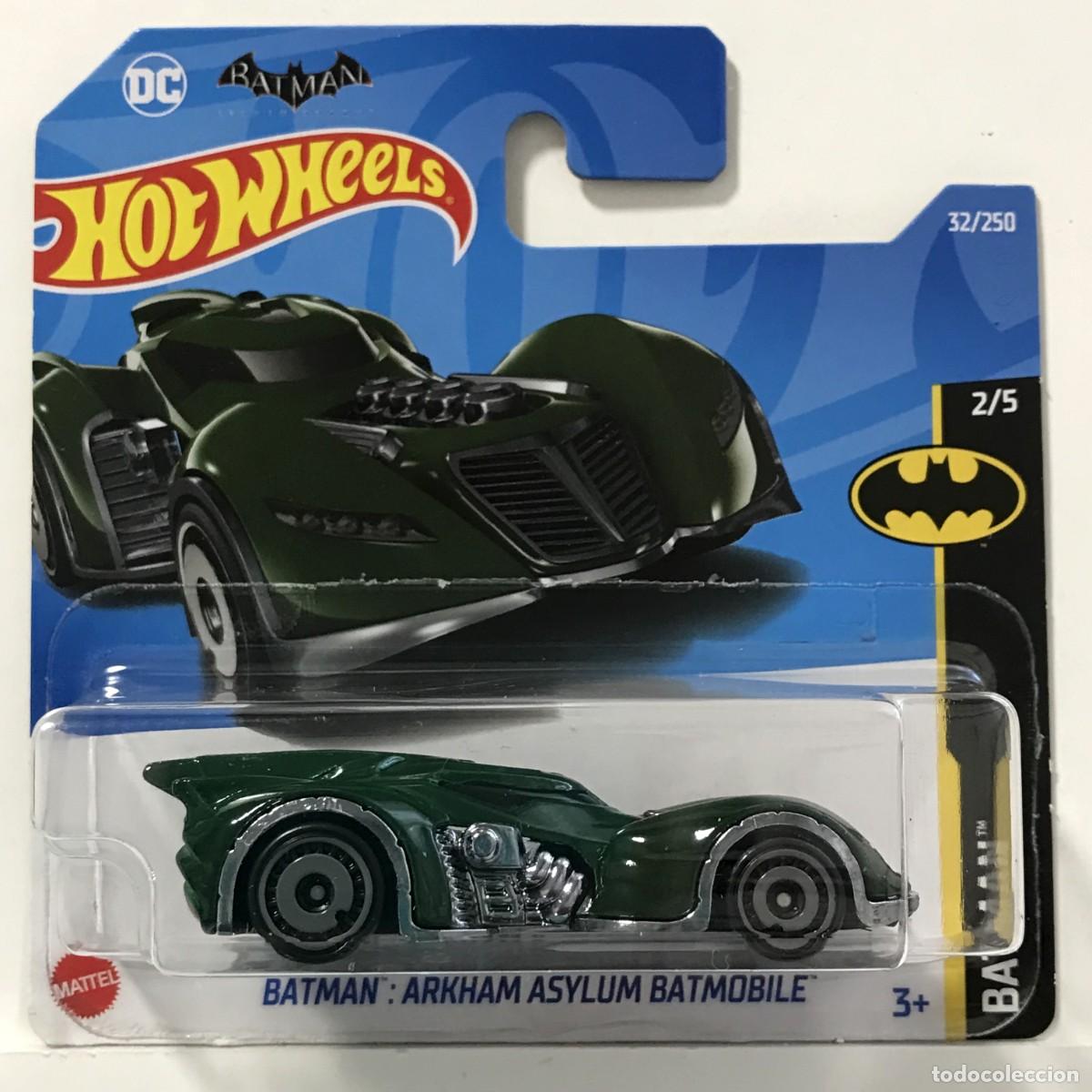 Coches a escala Hot Wheels: HOT WHEELS BATMAN ARKHAM ASYLUM BATMOBILE VERDE (1), HOTWHEELS HW