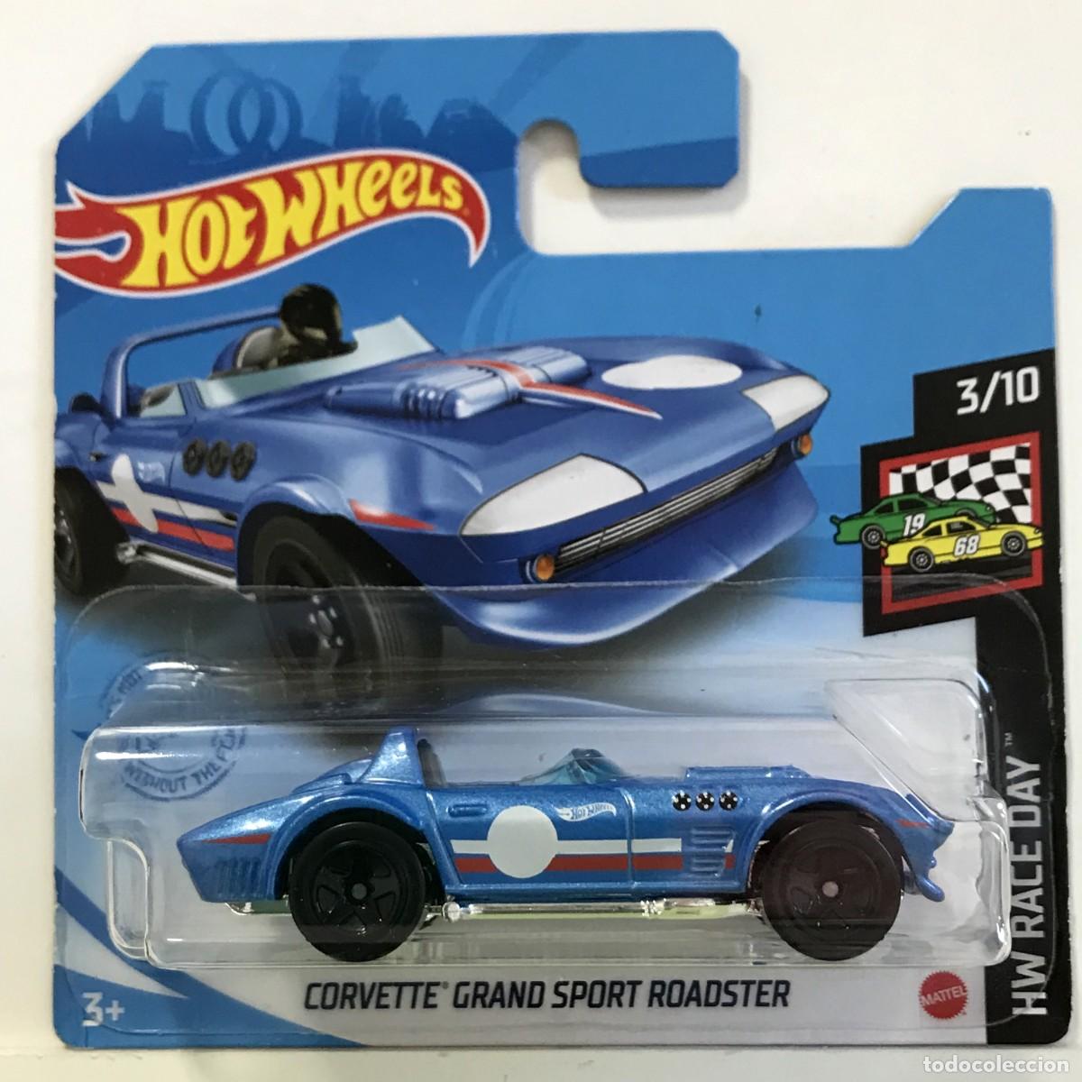 Coches a escala Hot Wheels: HOT WHEELS CHEVROLET CORVETTE GRAND SPORT ROADSTER CELESTE (1), HOTWHEELS HW