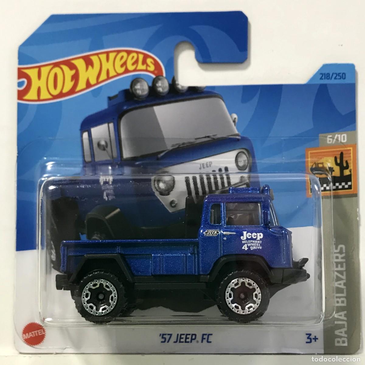 Coches a escala Hot Wheels: HOT WHEELS JEEP FC 1957 AZUL (1), HOTWHEELS HW