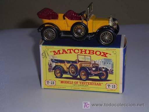 Coches a escala Matchbox: MATCHBOX YESTERYEAR Y13 DAIMLER 1911 - Foto 1
