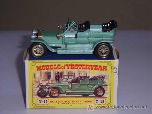 Coches a escala Matchbox: MATCHBOX YESTERYEAR Y15 ROLLS ROYCE SILVER GHOST - Foto 1