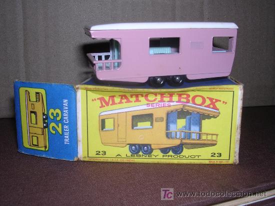 Coches a escala Matchbox: MATCHBOX TRAILER CARAVAN N&ordm;23 - Foto 1