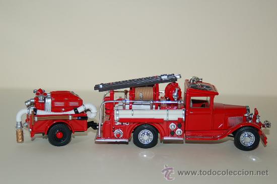 Coches a escala Matchbox: CAMION DE BOMBEROS MATCHBOX - FORD AA FIRE ENGINE 1932 - - Foto 2