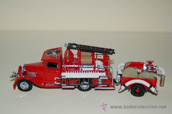 Coches a escala Matchbox: CAMION DE BOMBEROS MATCHBOX - FORD AA FIRE ENGINE 1932 - - Foto 4