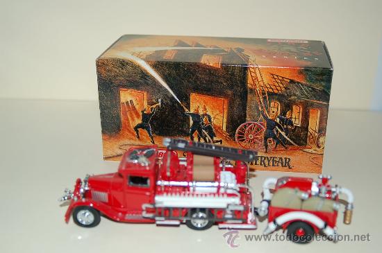 Coches a escala Matchbox: CAMION DE BOMBEROS MATCHBOX - FORD AA FIRE ENGINE 1932 - - Foto 5