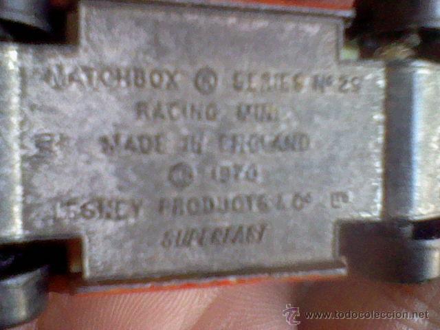 Coches a escala Matchbox: mini racing matchbox 1970 lesney jugado - Foto 4