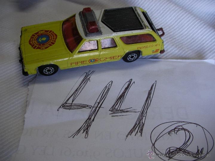 Coches a escala Matchbox: COCHE AUXILIAR DE BOMBEROS - MATCHBOX - Foto 1