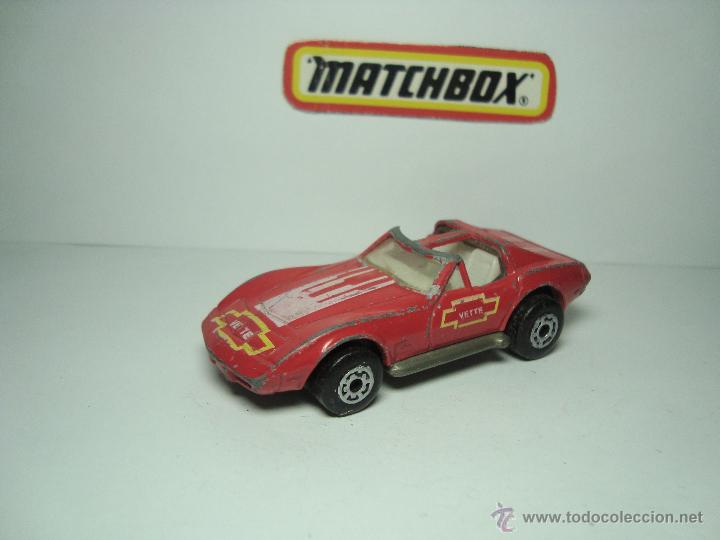Coches a escala Matchbox: CHEVROLET CORVETTE DE MATCHBOX UNIVERSAL 1,64 - Foto 1