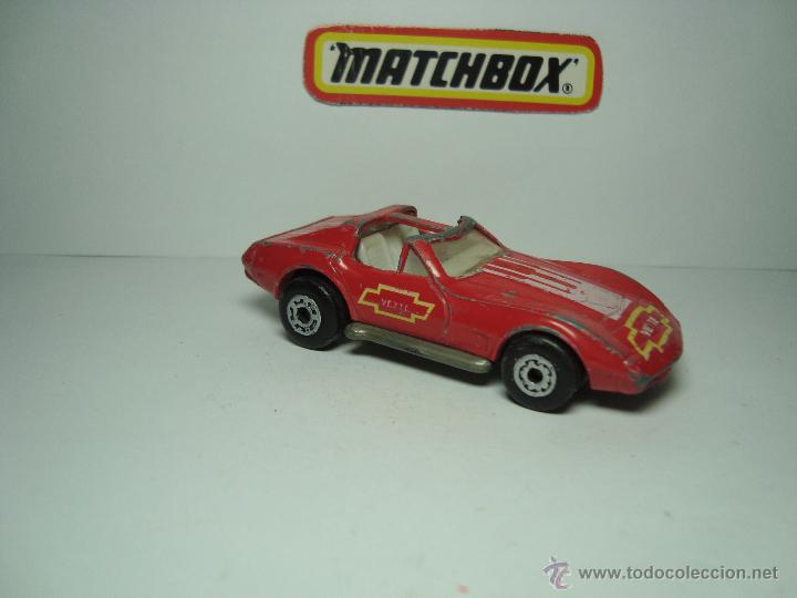Coches a escala Matchbox: CHEVROLET CORVETTE DE MATCHBOX UNIVERSAL 1,64 - Foto 2