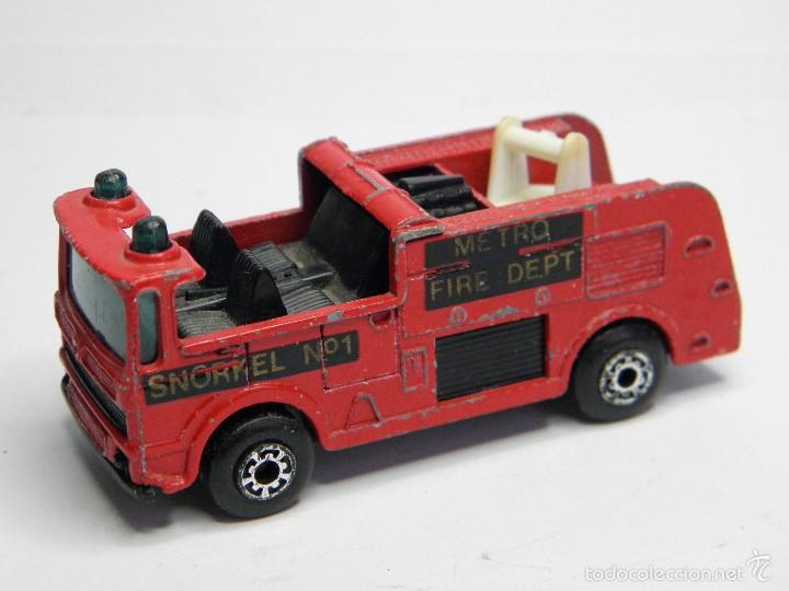 Coches a escala Matchbox: CAMION DE BOMBEROS MATCHBOX SNORKEL - Foto 1