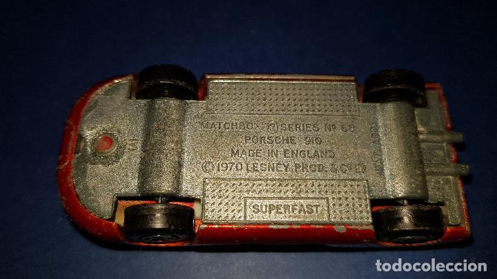 Coches a escala Matchbox: MATCHBOX PORSCHE 910 (1970) - Foto 7