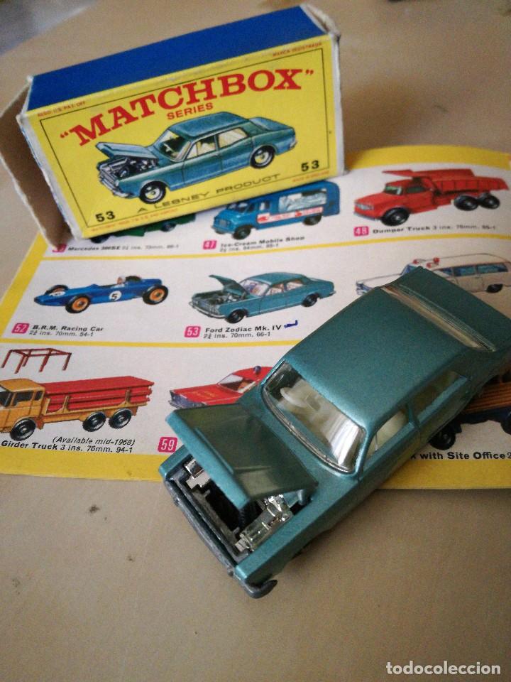 Coches a escala Matchbox: MATCHBOX FORD ZODIAC MK IV - Foto 1