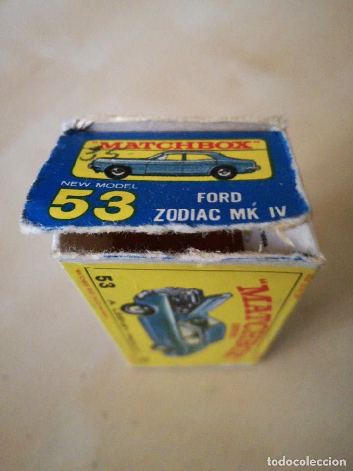 Coches a escala Matchbox: MATCHBOX FORD ZODIAC MK IV - Foto 3