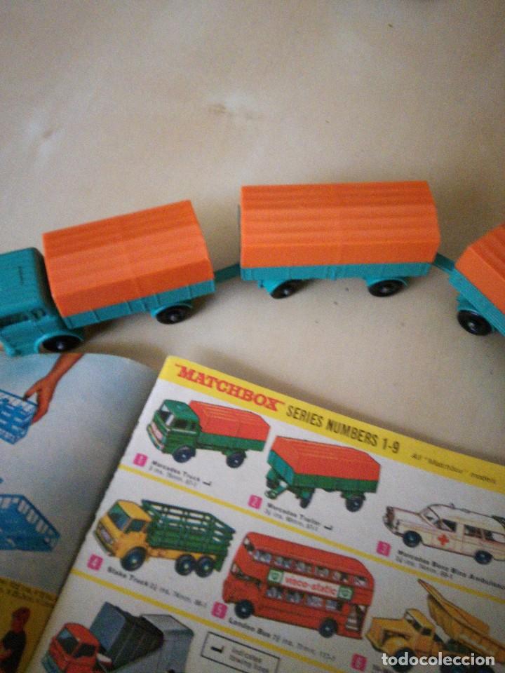 Coches a escala Matchbox: MERCEDES + DOS REMOLQUES MATCHBOX - Foto 1