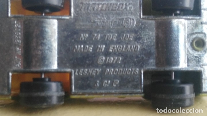 Coches a escala Matchbox: ANTIGUO COCHE DE MATCHBOX N&ordm; 74 TOE - Foto 5