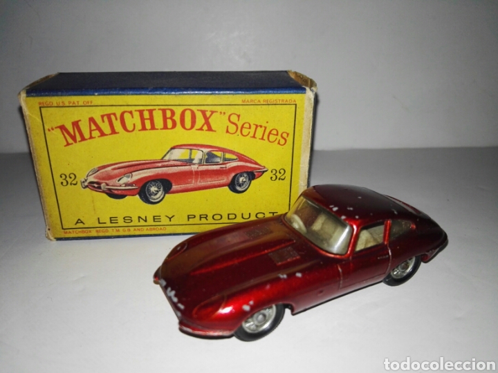 Matchbox Lesney Jaguar Type E Rouge – Miniature Vintage