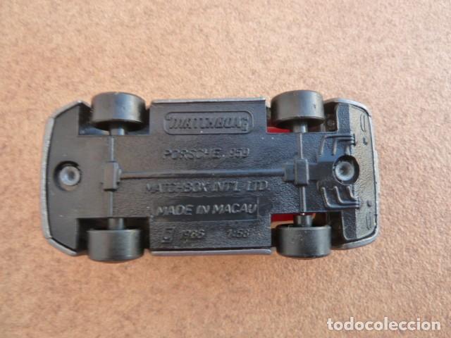 Coches a escala Matchbox: Porsche 959. Matchbox 1985 - Foto 4