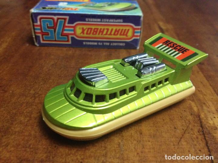 Coches a escala Matchbox: MATCHBOX SUPERFAST N.2 RESCUE HOVERCRAFT CON CAJA - Foto 1