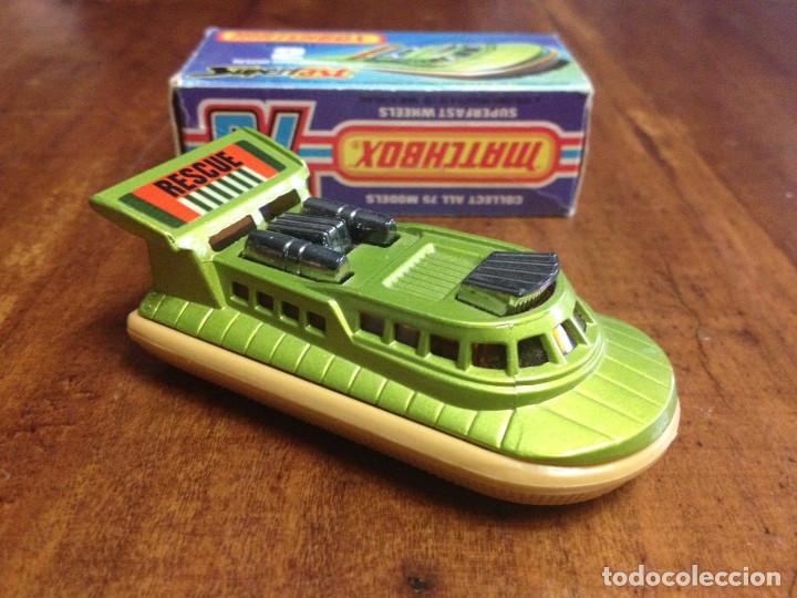 Coches a escala Matchbox: MATCHBOX SUPERFAST N.2 RESCUE HOVERCRAFT CON CAJA - Foto 2