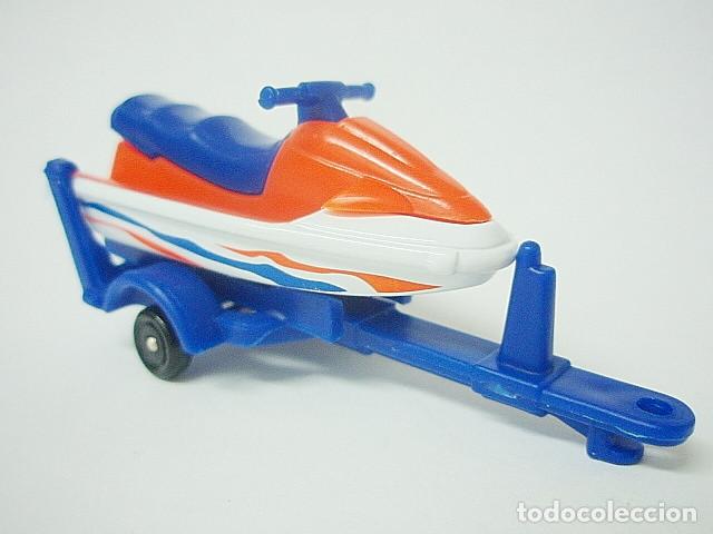 Coches a escala Matchbox: MATCHBOX MB373 C * 73 WATERCRAFT WITH TRAILER - Foto 1