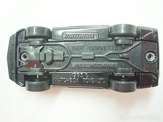 Coches a escala Matchbox: MATCHBOX MB204 E * 4 CHEVROLET CORVETTE DEL 1987 - Foto 4