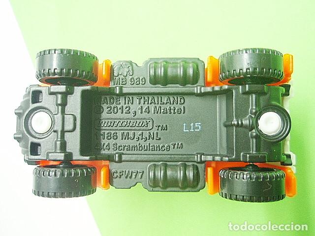 Coches a escala Matchbox: MATCHBOX MB989 A * 89 SCRAMBULANCE 4X4 - Foto 4