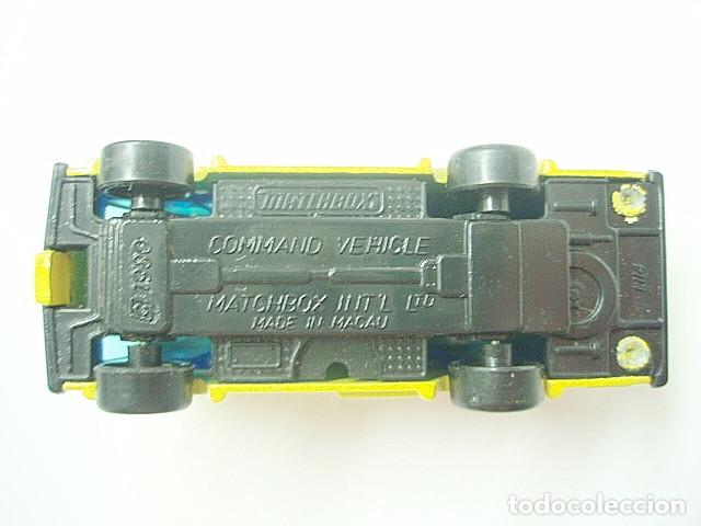 Coches a escala Matchbox: MATCHBOX MB143 C * 43 WINNEBAGO - COMMAND VEHICLE - Foto 4
