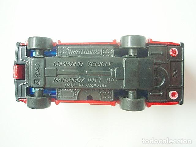 Coches a escala Matchbox: MATCHBOX MB143 D * 43 WINNEBAGO - COMMAND VEHICLE - Foto 4