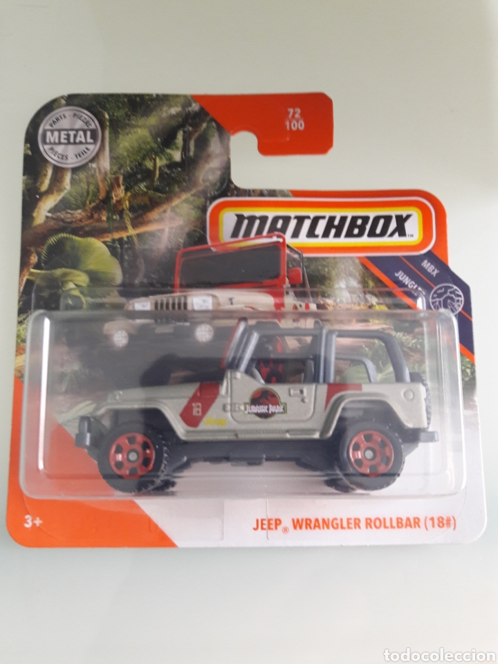 Coches a escala Matchbox: MATCHBOX JEEP WRANGLER ROLLBAR (18#) - Foto 1