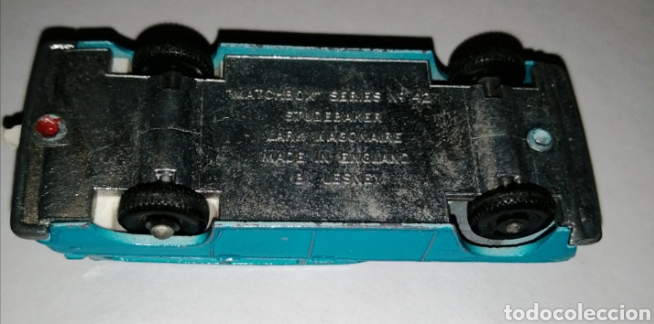 Coches a escala Matchbox: MATCHBOX LESNEY N&deg;42 STUDEBAKER LARK WAGONAIRE - Foto 5